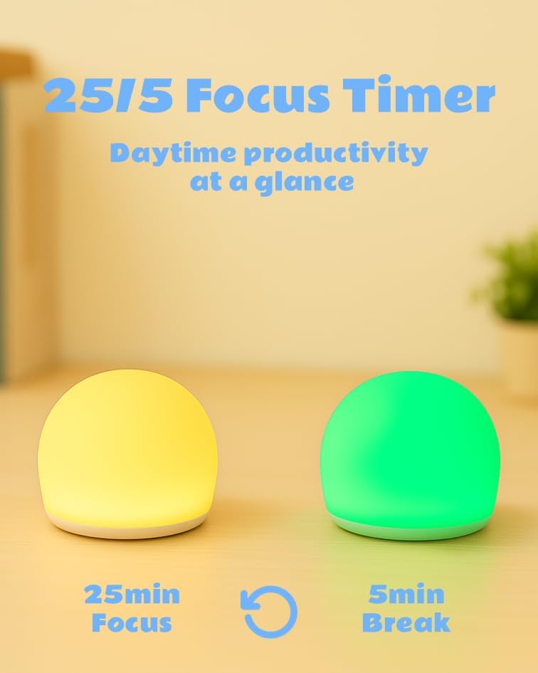 Squishy Egg Night Light Pro for Kids, Soft Egg Light with Multi Colors, Interactive Tap Light Stress Relief, Fidgets Toys, 5 Levels Brightness, Auto-dim in 30 Minutes