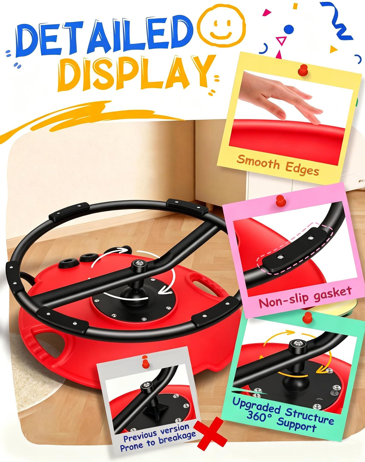 FERUERW Spinning Chair for Autistic Kids, Autism Sensory Toy Gifts
