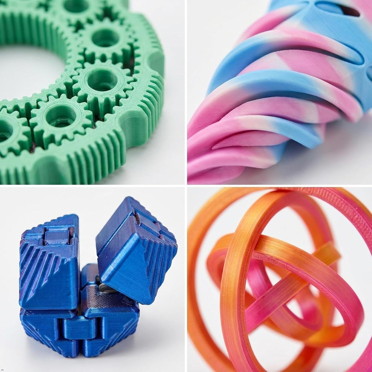 18PCS 3D Printed Fidget Toys Set