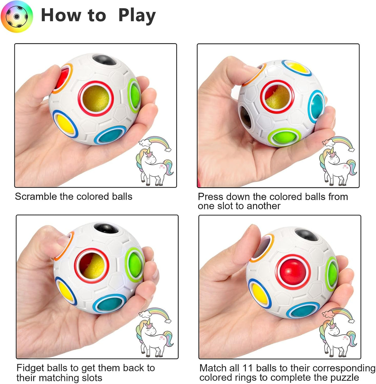 Fidget Brain Teaser Toys for Kids