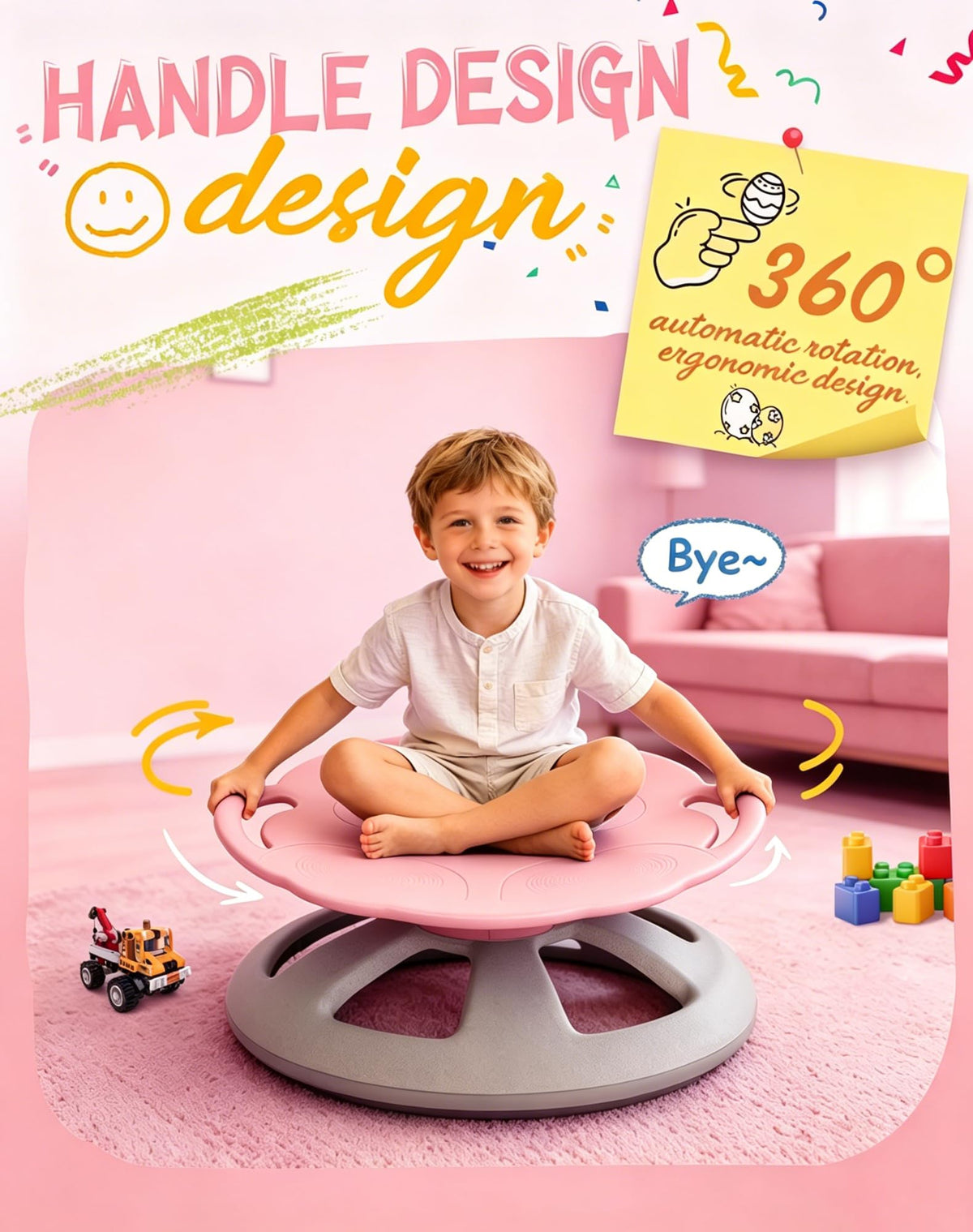 FERUERW Spinning Chair for Autistic Kids, Autism Sensory Toy Gifts