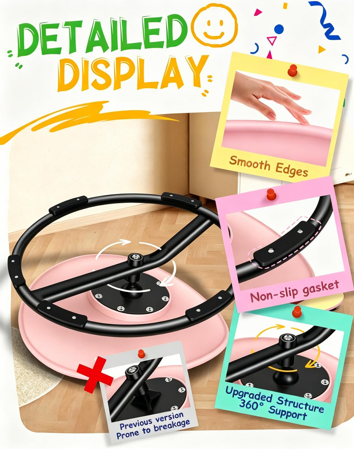 FERUERW Spinning Chair for Autistic Kids, Autism Sensory Toy Gifts