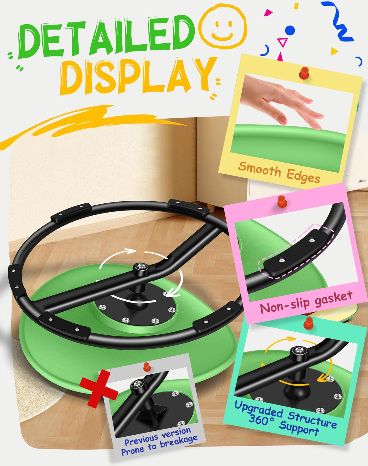 FERUERW Spinning Chair for Autistic Kids, Autism Sensory Toy Gifts