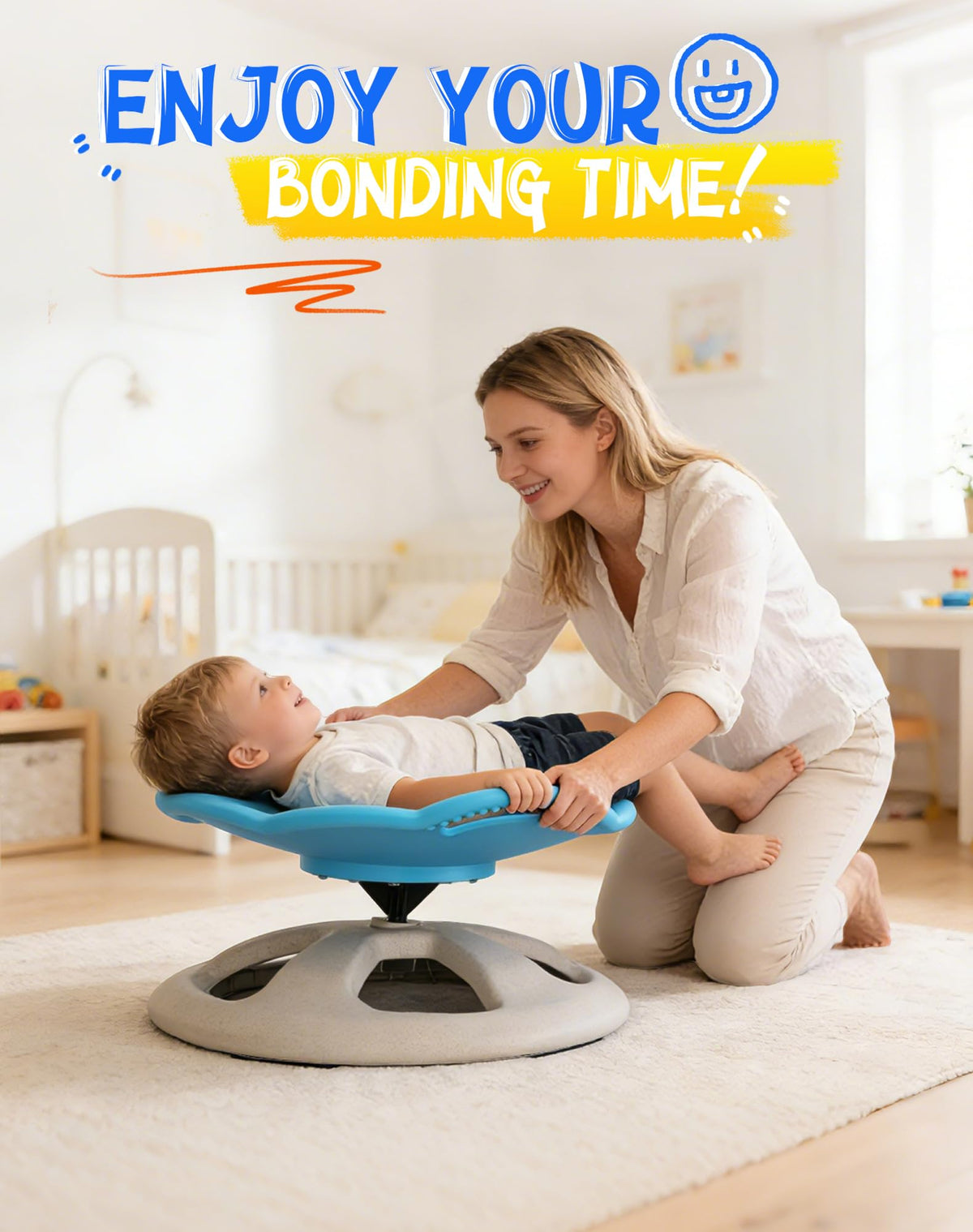 FERUERW Spinning Chair for Autistic Kids, Autism Sensory Toy Gifts