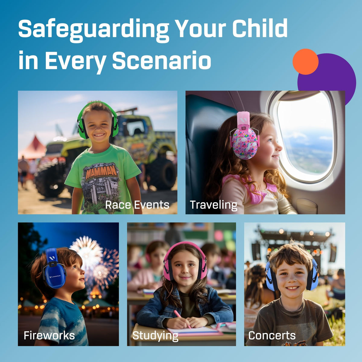 Kids Noise Canceling Headphones
