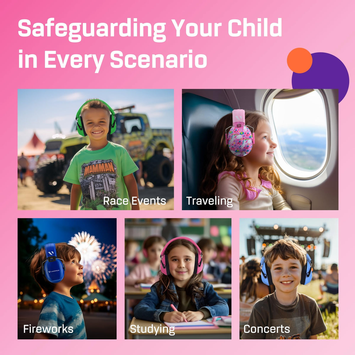 Kids Noise Canceling Headphones