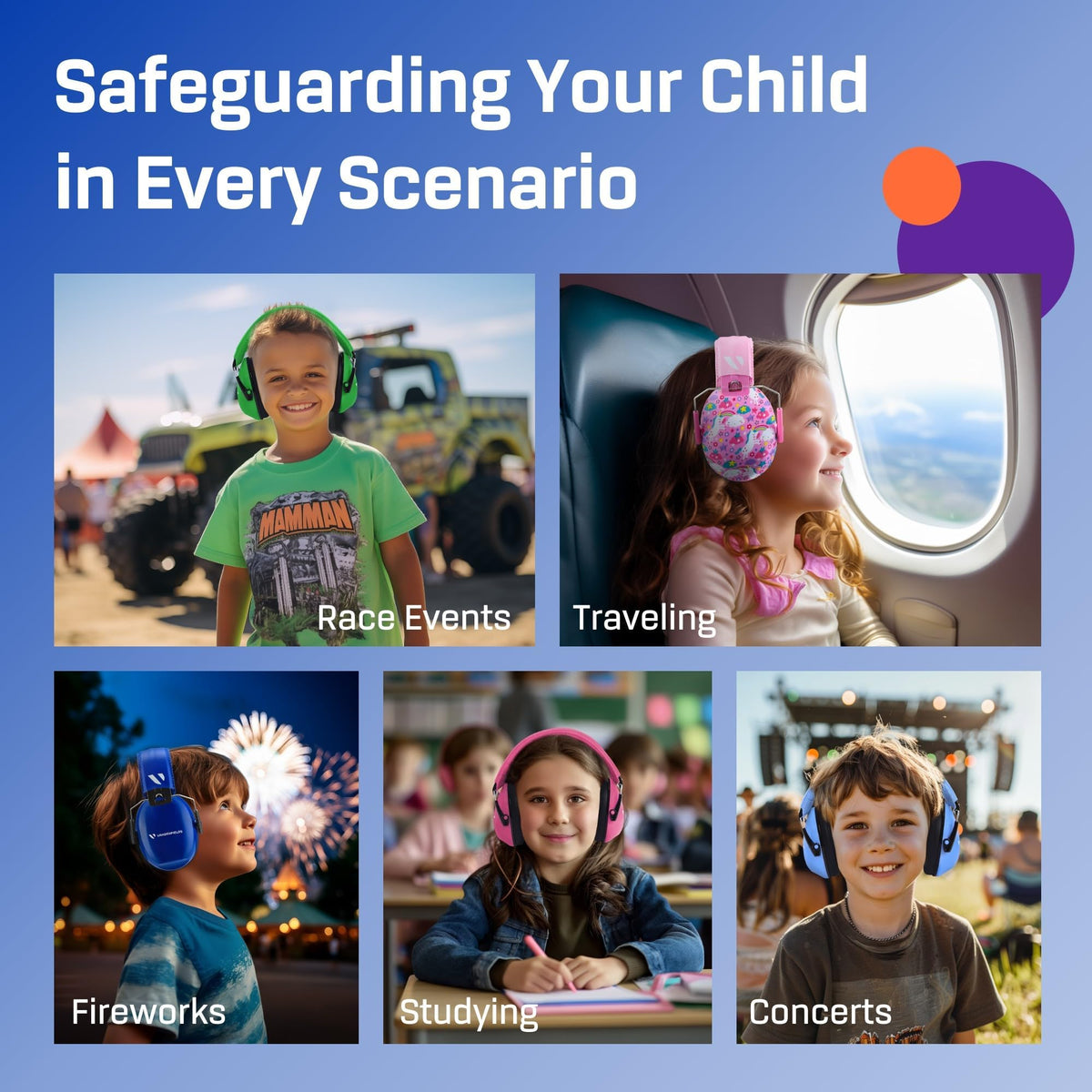 Kids Noise Canceling Headphones