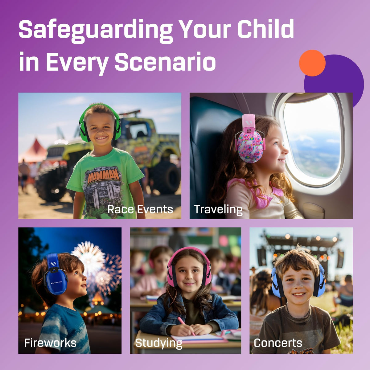 Kids Noise Canceling Headphones