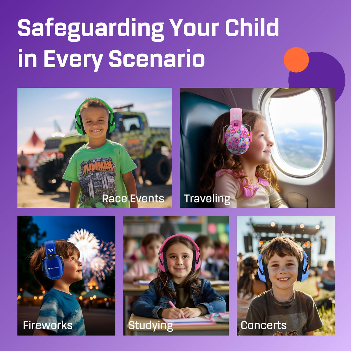 Kids Noise Canceling Headphones
