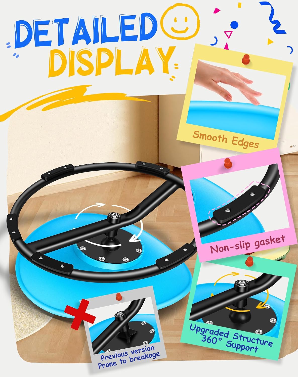 FERUERW Spinning Chair for Autistic Kids, Autism Sensory Toy Gifts