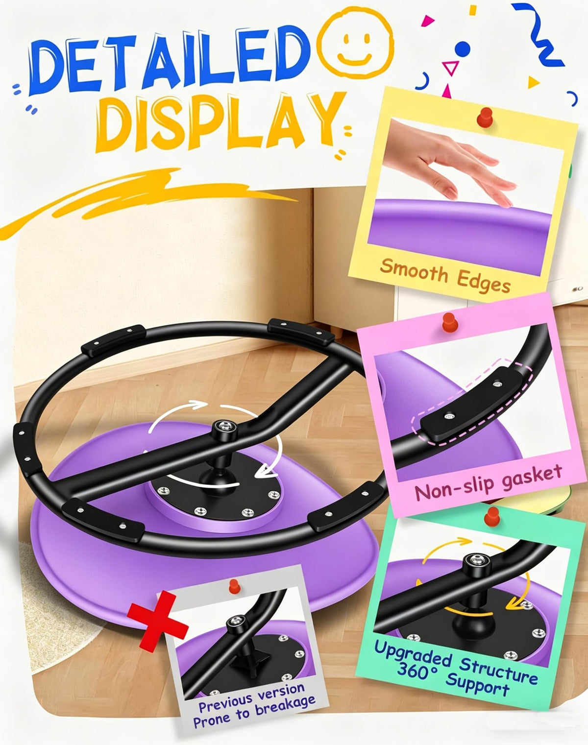 FERUERW Spinning Chair for Autistic Kids, Autism Sensory Toy Gifts