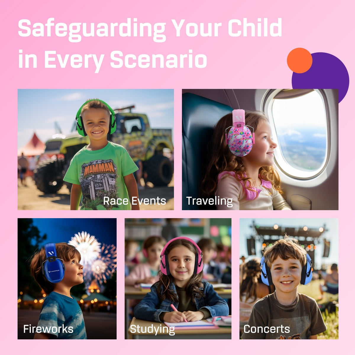 Kids Noise Canceling Headphones