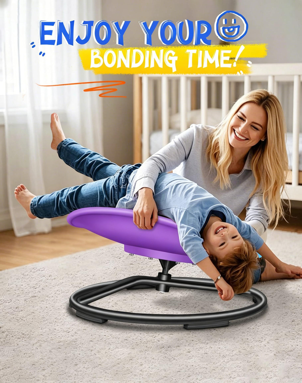 FERUERW Spinning Chair for Autistic Kids, Autism Sensory Toy Gifts