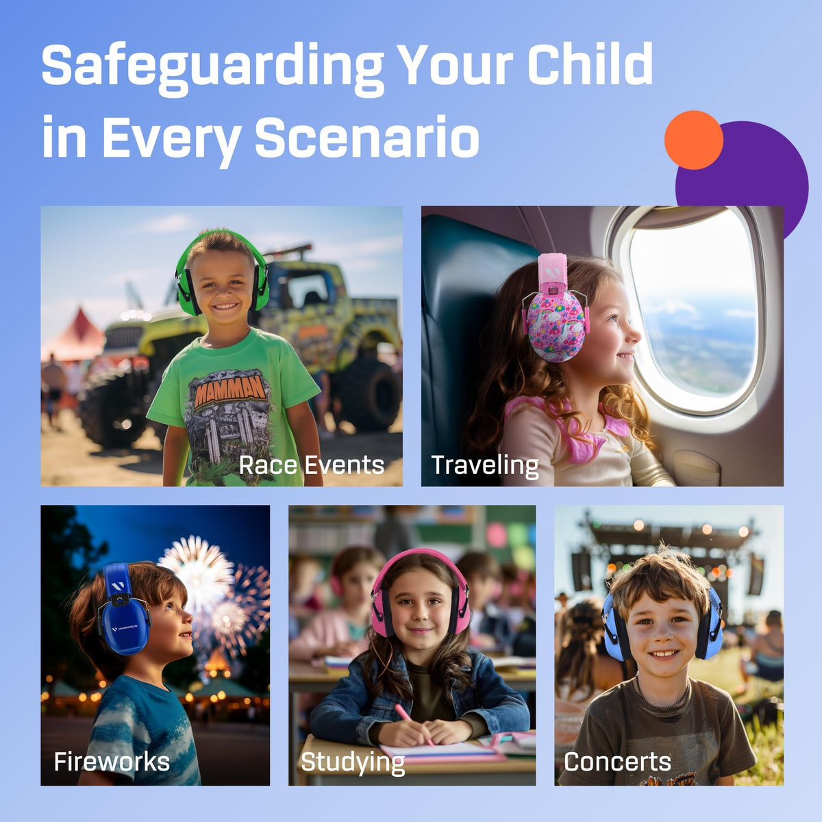 Kids Noise Canceling Headphones