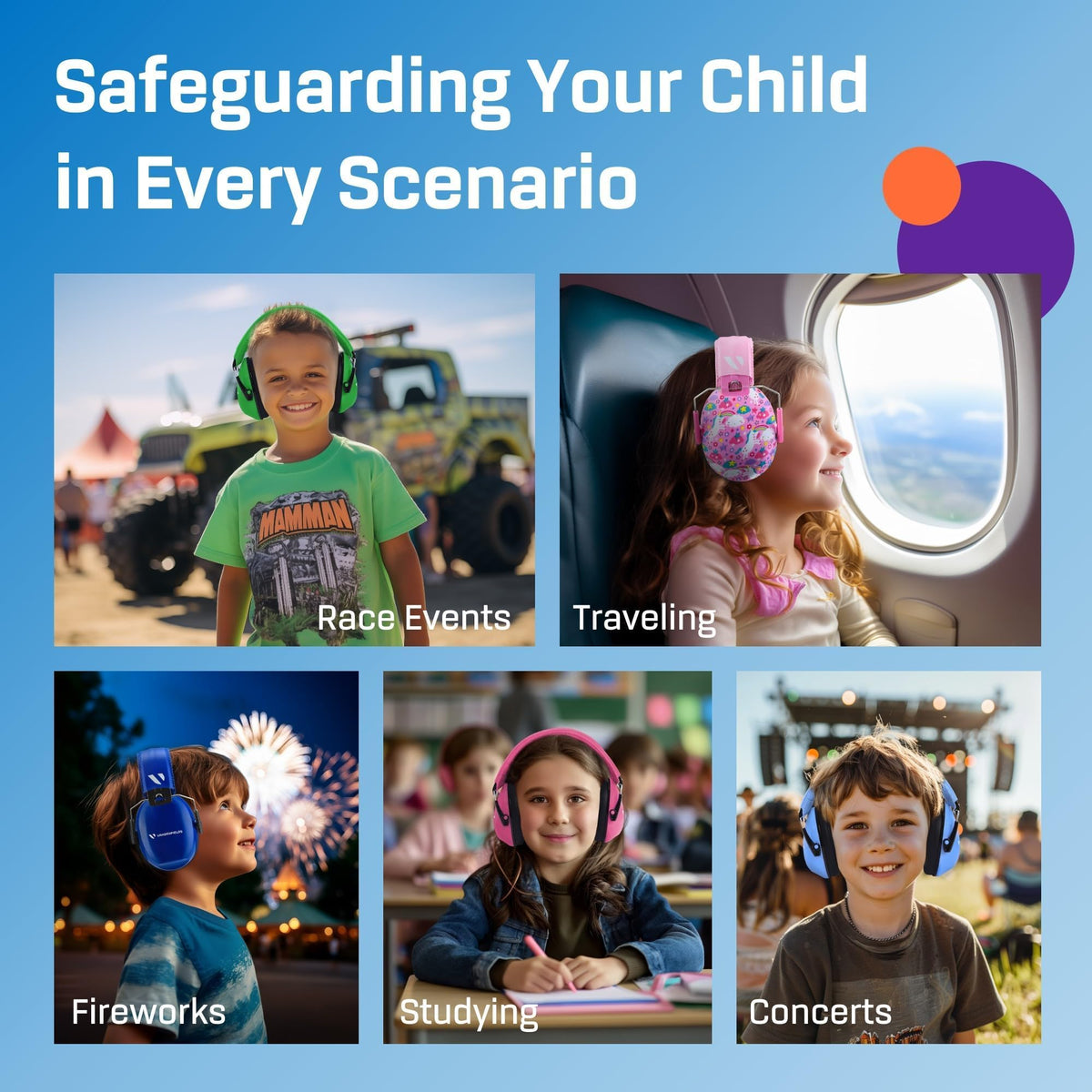 Kids Noise Canceling Headphones