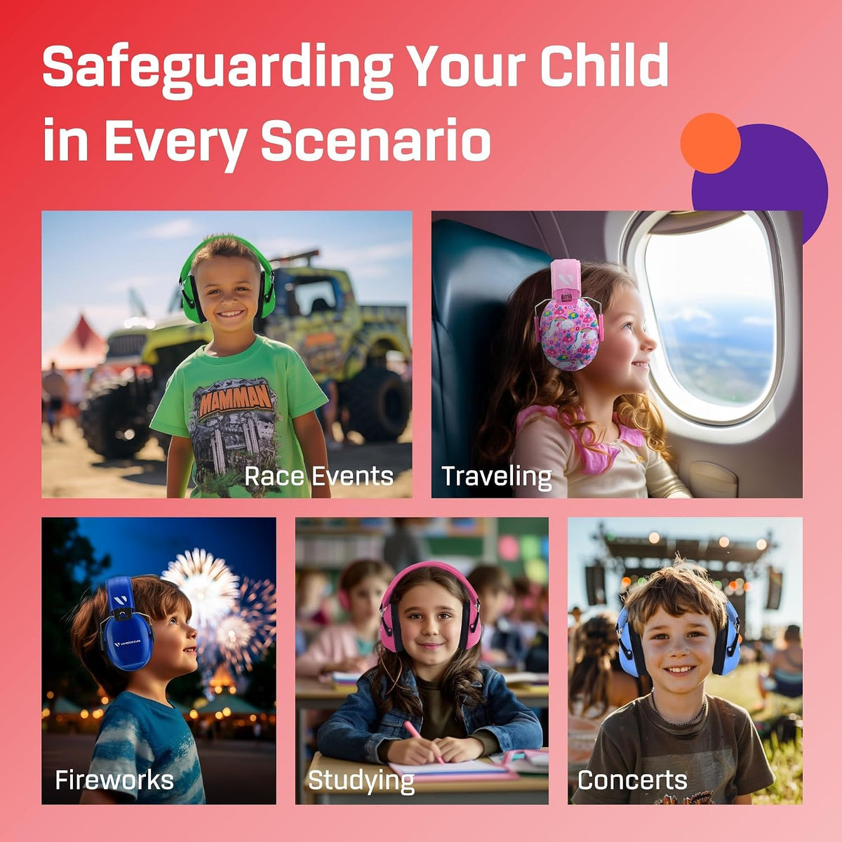 Kids Noise Canceling Headphones