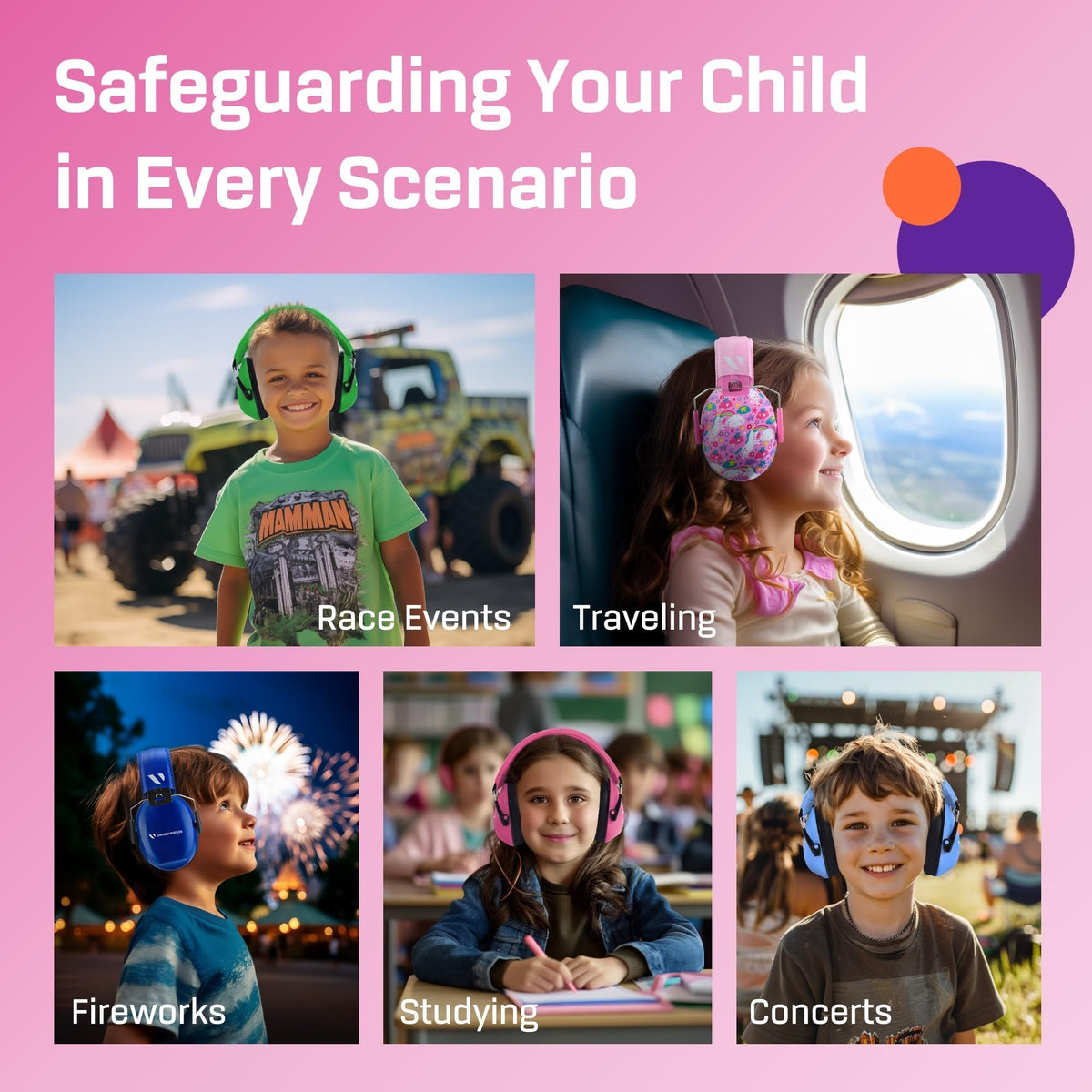Kids Noise Canceling Headphones